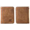 Men Retro Frosted Faux Leather Trifold Card Holder Clutch Purse Wallet Pockets
