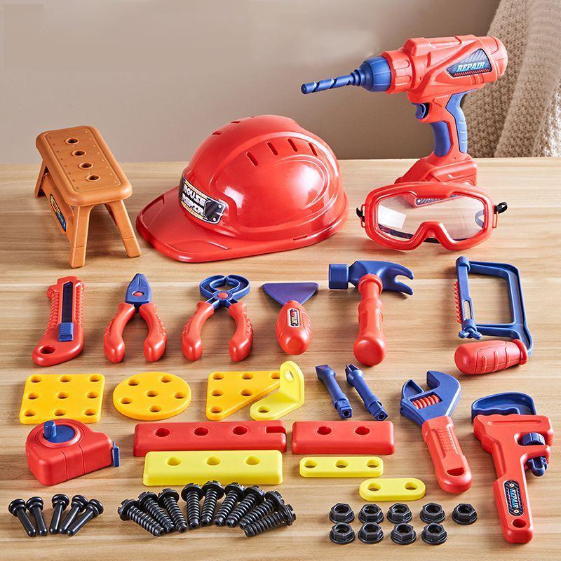 Kids' Simulation Toolbox: Educational Repair Play Set with Screwdriver and Screws