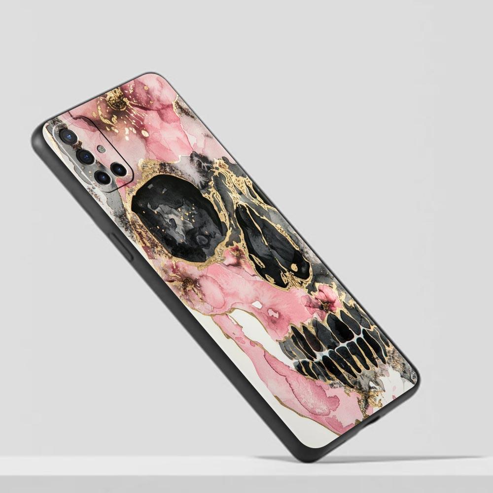 Phone Case For OnePlus 15 13 12 11 10 9 8 7T Pro 13T 13R 12R 10R 9RT 8T Nord 2T CE 2 3 5G Lite Soft Cover Hard Pink Purple Skull