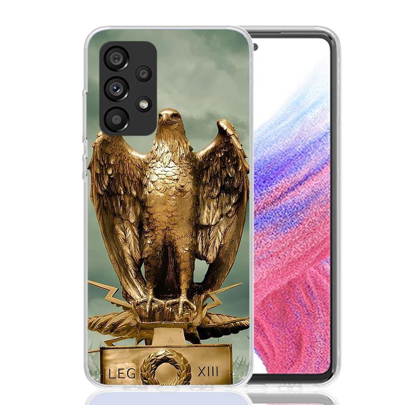 SPQR Roman Imperial Legionv Phone Case For Samsung Galaxy A52 A32 A22 A12 A02S A50S A30S A51 A31 AA71 Note 20 Ultra 10 S10 Plus