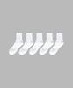 Ilogongchil [5Pack] 1507 Mono Trousers Half Socks _ Snow White