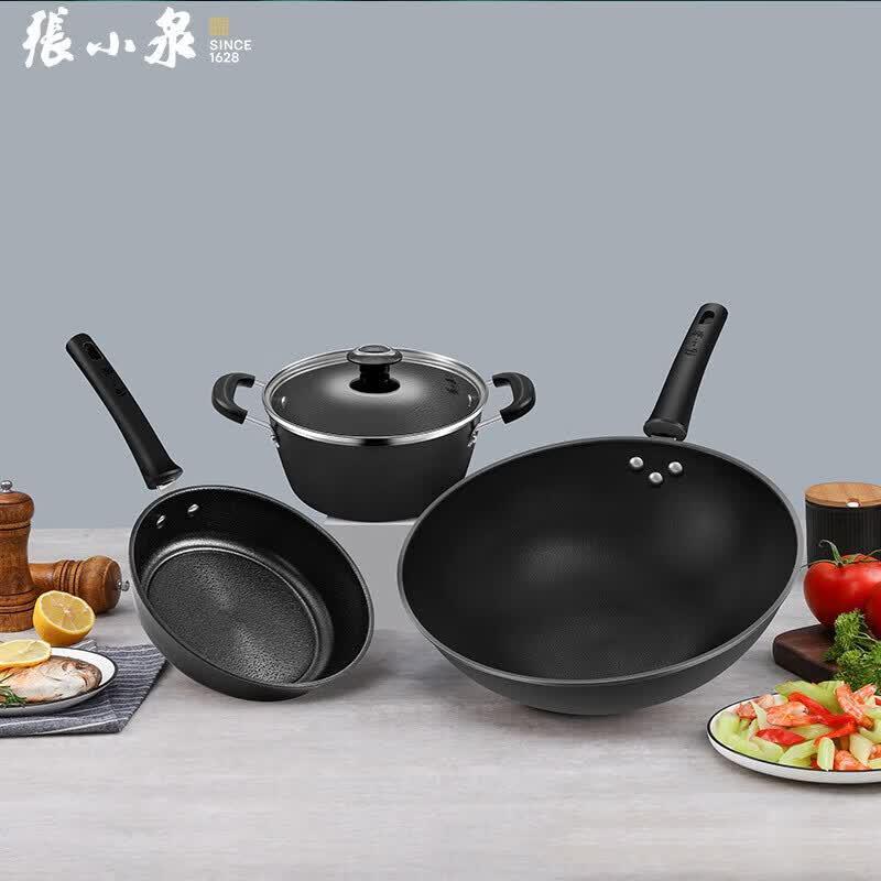 

Zhang Xiaoquan Fine Iron Snow Wave Cookware Set