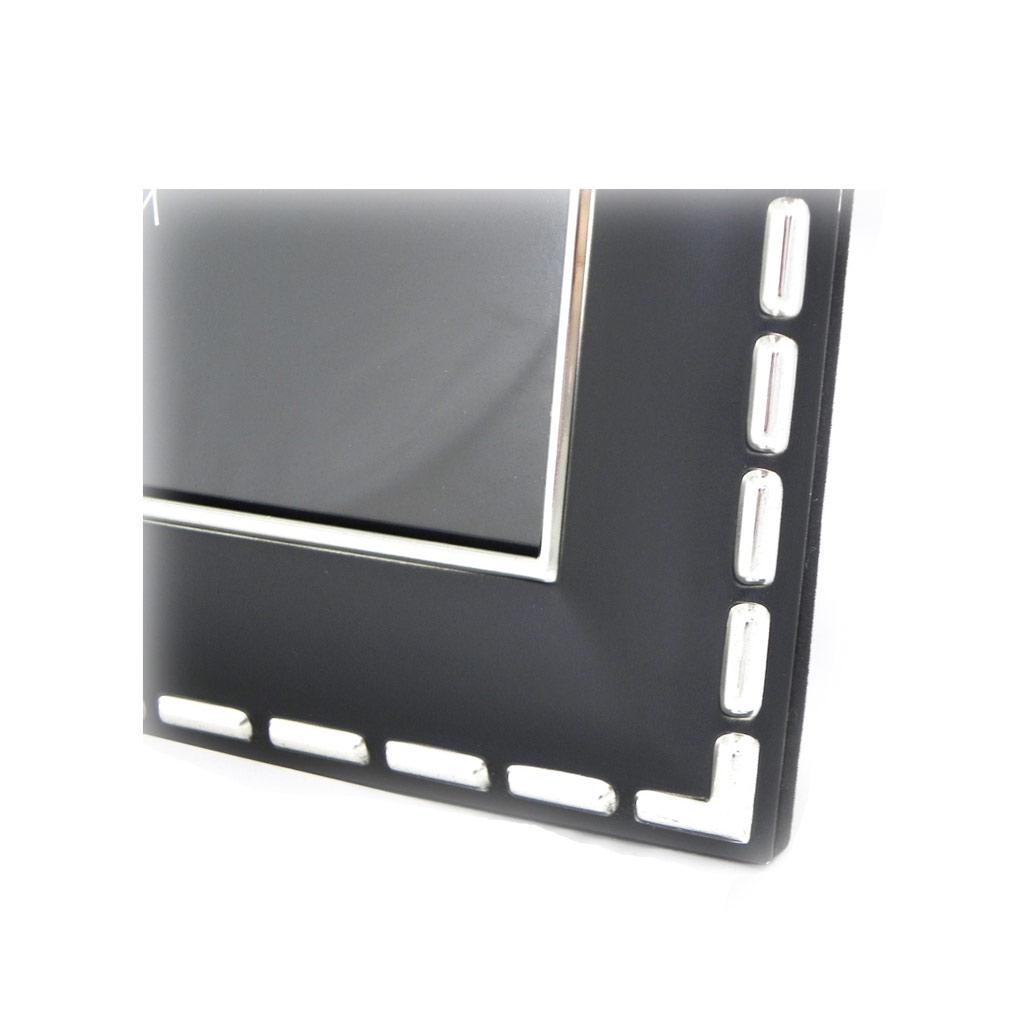 Les Trésors De Lily [I0380] - Black Chrome 'Design' Photo Frame 20x25 Cm