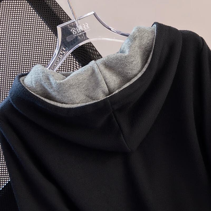 Silverbush Women's Color-block Hooded Long-Sleeve Sweatshirt