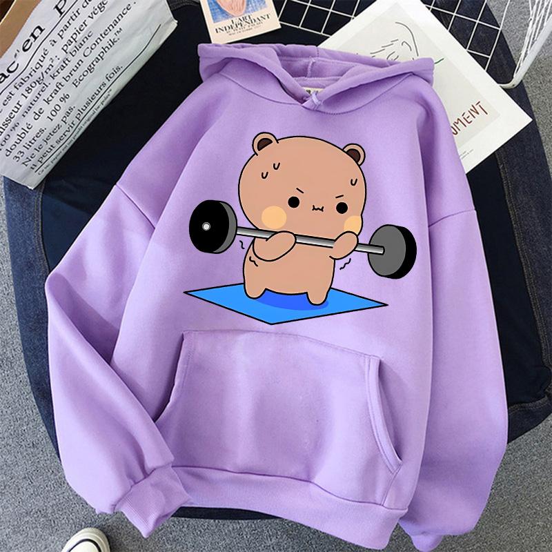 2024 Damen Herren Gothic Streetwear Kawaii Vintage Cartoon Sweatshirts Lustige Grafik Kapuzenpullover Bubu Dudu Y2k Print Hoodies Kleidung