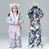 Combinaison de Ski MUTUSNOW pour Enfants - Combinaison de Neige Chaude Une Pièce pour Garçons/Filles