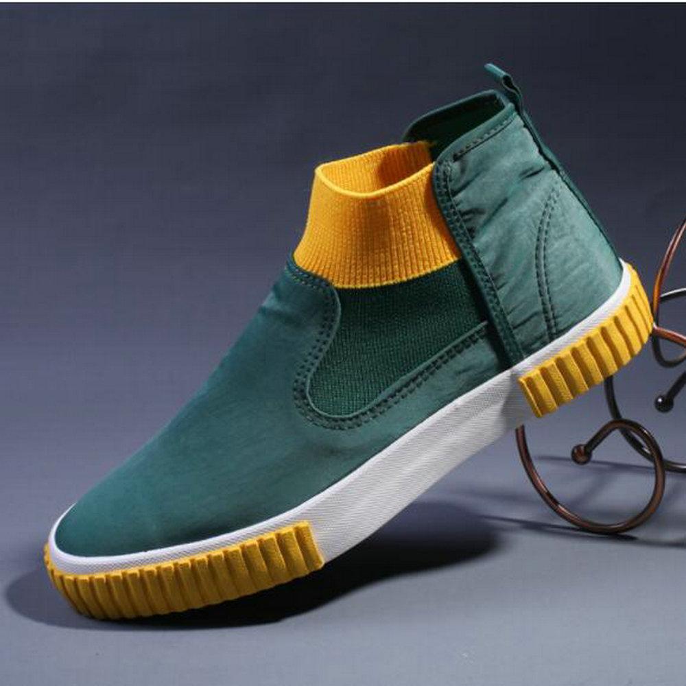 Sneakers Erkek Günlük Ayakkabılar yüksek bilekli Erkek kanvas Hafif Erkek tembel Ayakkabılar Moda Tenis Masculino Zapatos Hombre 2025