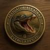 Alligator Alcatraz Collectible Coin Novelty 2025 Alligator Alcatraz Merch Alligator Alcatraz Challenge Coin Gifts Decorative