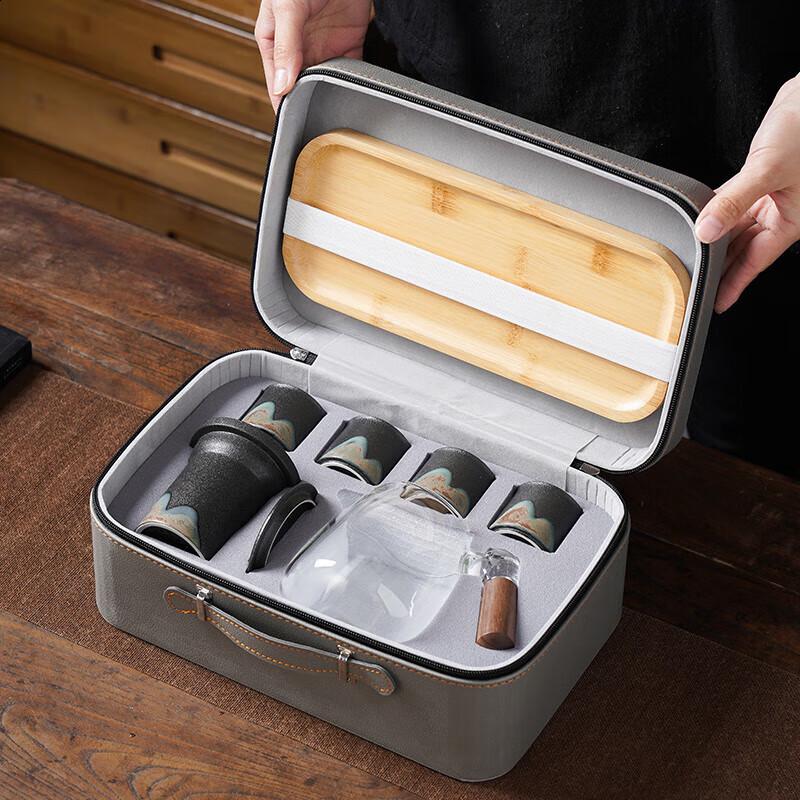 Wushiyuan Pingshan Ceramic Travel Tea Set