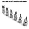 652F 12Pcs Hexagon Socket Spanner Set 1/2inch Drives Hexagon Bit Socket Set Allen Socket Set Hand Tool with Storage Case