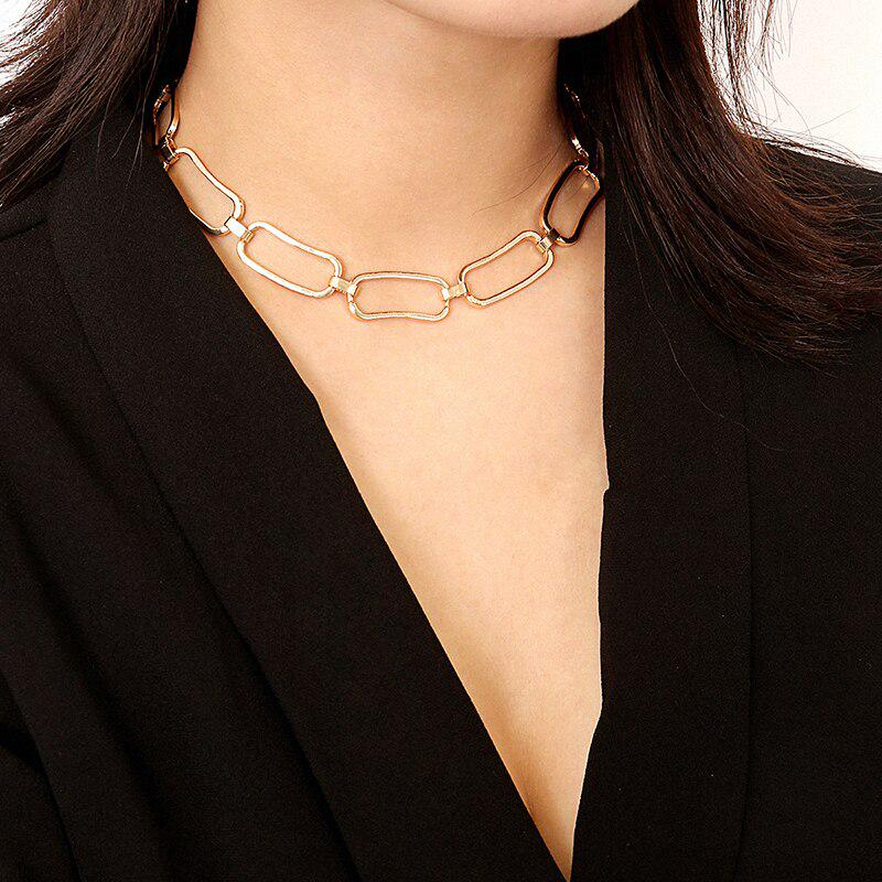 Buy Big Link Chain Necklace Hollow 