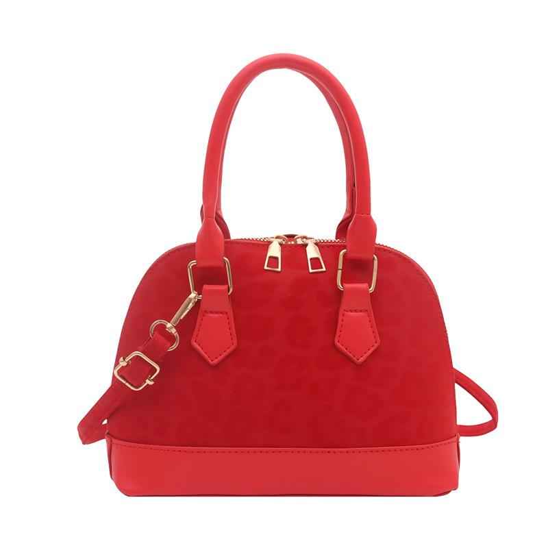 Fashion simple bag women's spring new Korean version portable shell bag simple casual shoulder messenger bag women