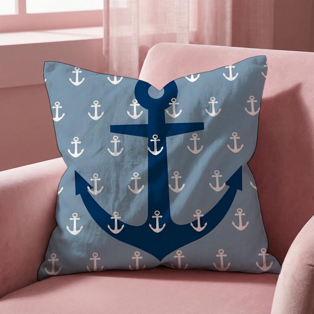 O-ocean Sailor Cushion Cover Multi-Scene Pillow Cover for Home & Car - Reversible, Soft & Durable for Daily Use