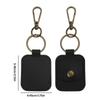 Premium Leather Ring Holder Keychain Practical Leather Keychain with Pouch Essential Accessory for Active Lifestyles