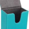 Portable Tarot Card Storage Case, Tarot Storage Box, PU Leather Tarot Card Holder for Card Protection and Travel (Blue Green)