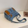 Fashion Vintage Design Women's Crossbody Bag High Quality Denim Fabric Shoulder Bag Large Capacity Tote Bag Lightweight Handbags