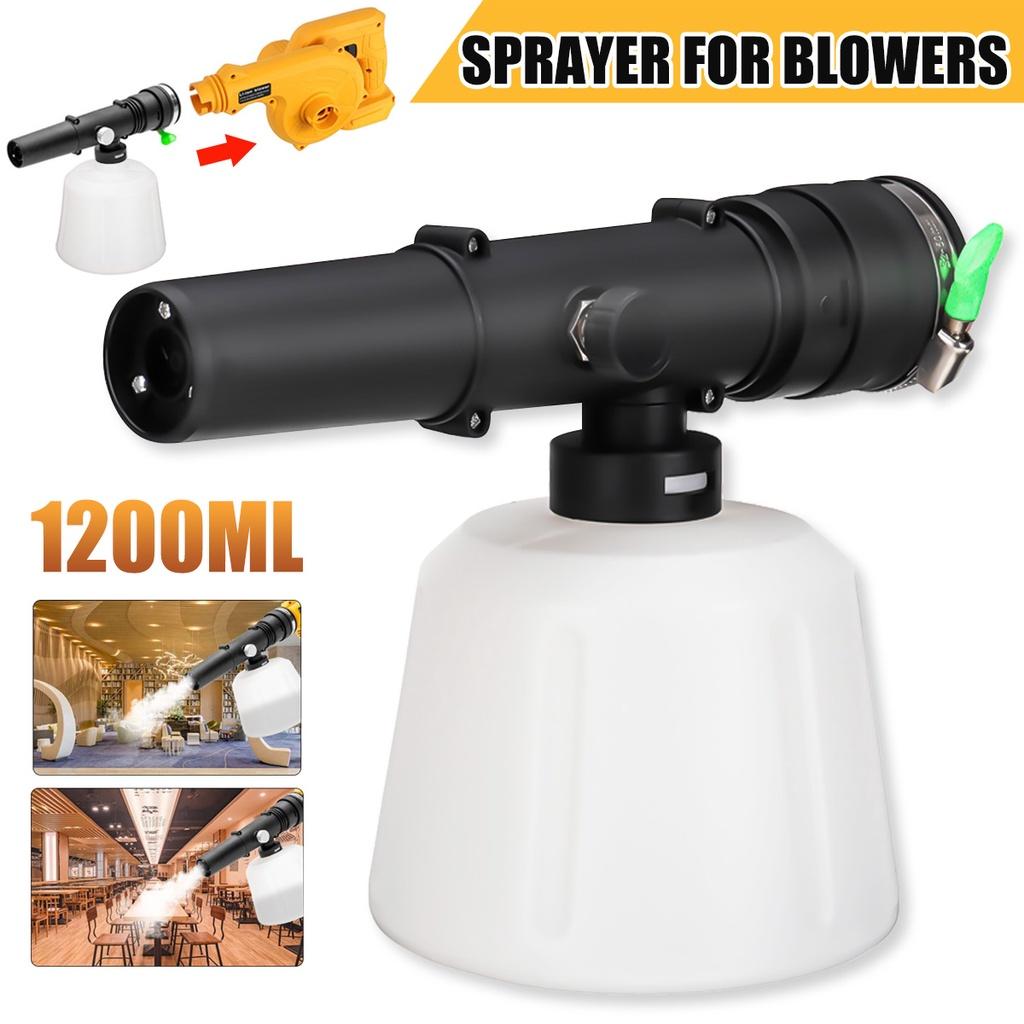 1200ML 280ml/min Universal High Capacity Water Tank Sprayer for Cordless Electric Air Blowers Leaf Vacuum Cleaner 8m Spray Distance ABS