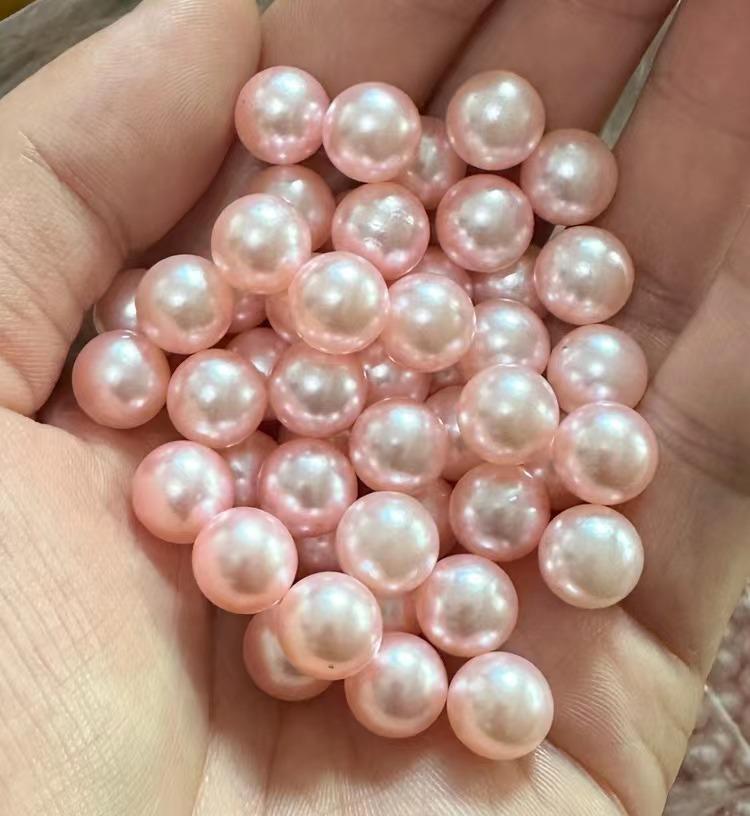 3-12Mm Round Non-Porous Abs Color Imitation Pearl Loose Beads Diy Handmade Jewelry Nail Bead Clothing Matching