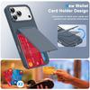 New for IPhone17 Frosted Card Holder Holder Mobile Phone Case 16Pro Air Bag Anti-fall 15 Mobile Phone Protective Cover
