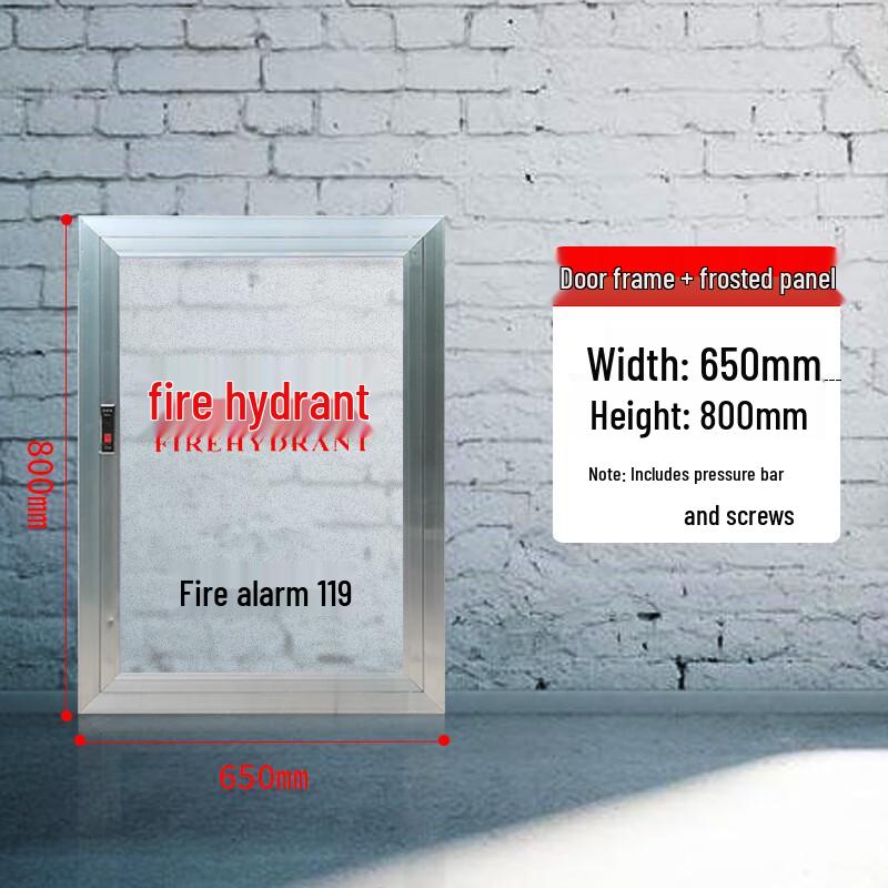 Tairan Aluminum Alloy Acrylic Fire Hydrant Box Door Frame
