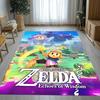 Retro Z-Zelda Cartoon Link Spiele Wohnzimmer Rutschfester Teppich Weicher Teppich für Schlafzimmer Kinderzimmer Spielzimmer Sofa, Heimdekoration Fußmatte
