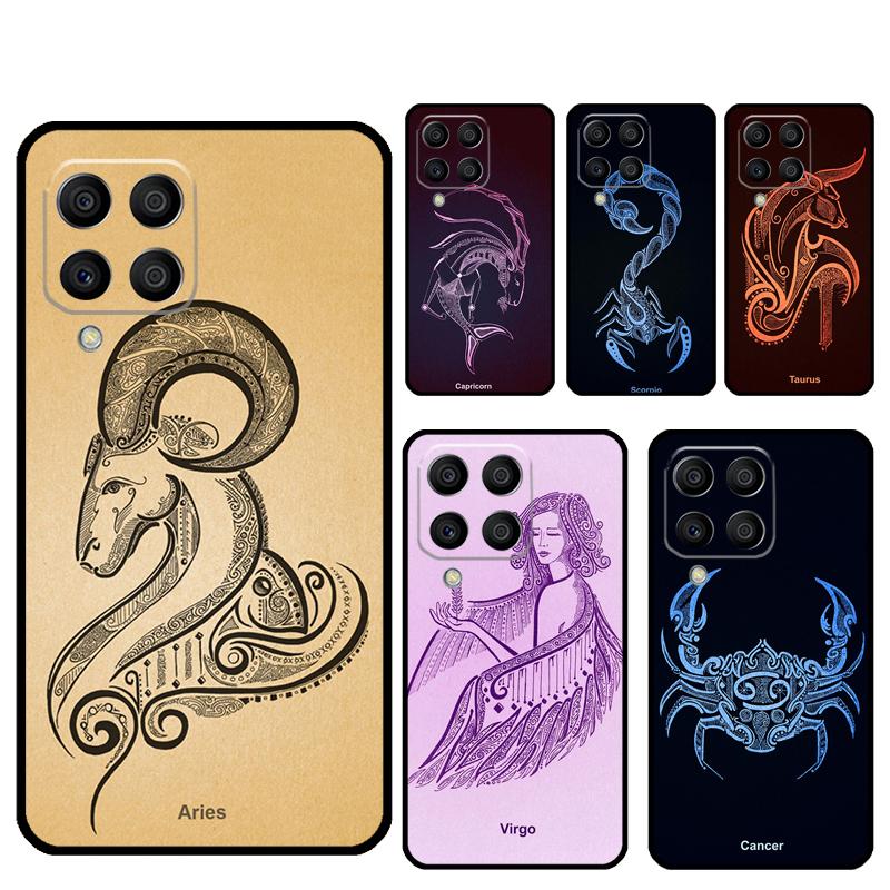 Zodiac Sign For Samsung Galaxy M35 M55 M15 M12 M13 M14 M34 M54 M33 M53 M21 M31 M11 M32 M52 M06 M16 Case
