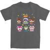 Herren Crayon Shin-chan X Toy Story Cartoon T-Shirts Baumwoll-Oberteile Sommer Vintage Kurzarm-T-Shirt