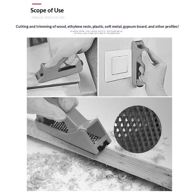 Gypsum Board Planing File Sharp Cutting Edge Wallboard Rasp Trimmer for Home Renovation Drywall Finishing Construction Work