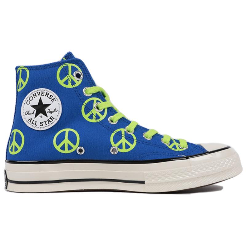 Converse 1970s Trendy Comfort High-Top Canvas Shoes Unisex Blue-Green