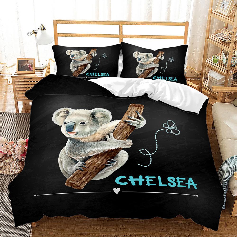 

Simple Creative Just A Girl 3D Quilt Set Three Pieces Digital Kit 135 * 200 (two-piece set) 90g