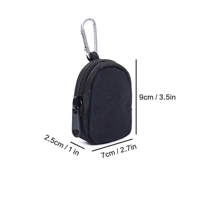 Hot 1PC Tactical EDC Pouch Key Wallet Holder Men Coin Purses Pouch Bag Keychain Zipper Pocket Outdoor Key Bag