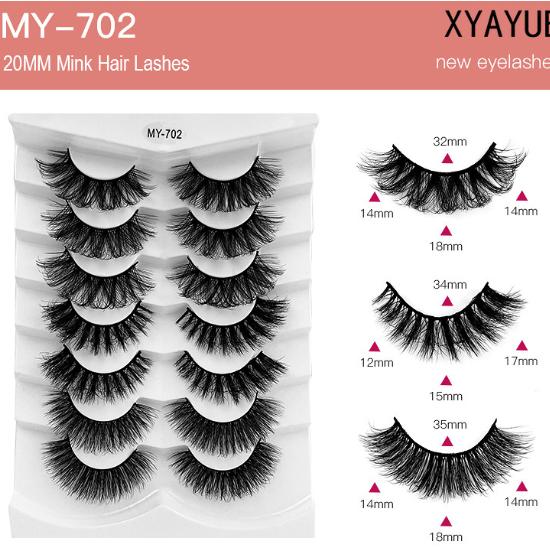 7 Pairs  Lashes Mink Individual Lashes Magnetic Lashes Lashes Extension Lashes That Look Like Extensions Lashes Extension Hk  Lashes Natural Look