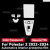 Für Polestar 2   2024 Auto Innenraumschutz Kratzschutzfolie Instrumenten-Zentralsteuerung Navigationsbildschirm Zubehör