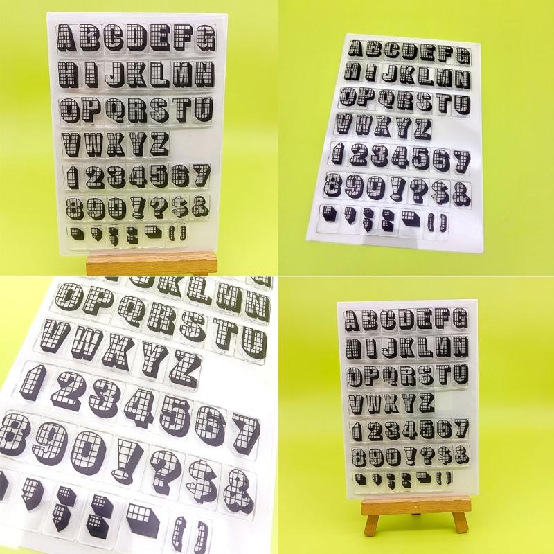 1 Sheet Clear Stamp Transparent Seal Stamp Card Making 3D Scrapbooking Paper Crafting Stamps Handmade Crafts Supplies