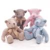 Knitted Teddy Bear Plush Toy - Creative Yarn Doll with Moveable Joints, Articulated Soft Cuddle Toy for Kids & Collectors