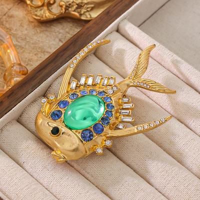 Creative High-End Jewelry Personalized Fashion Brooch Diamond Accessory Pin