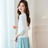 Srcr Women's 100% Mulberry Silk Short Knit Cardigan