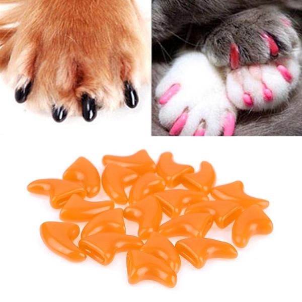 Buy 20 PCS Silicone Soft Cat Nail Caps / Cat Paw Claw / Pet Nail