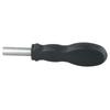 Handy and Practical Soft Grip Rubber Hexagonal Screwdriver Bits Extension Handle Tool 126mm, Easy To Use, Black Color