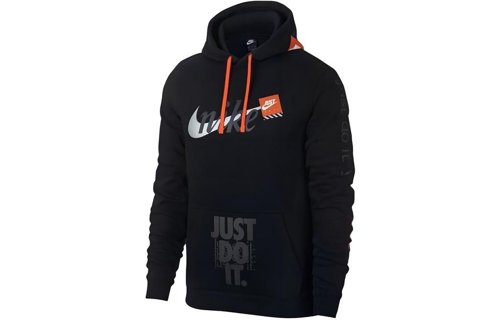 Nike Sweatshirts Men's Black Hooded Moderate Regular AV5905-010