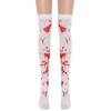 Halloweenkostyme for kvinner Fest Maskeradeklær Blodige sokker Sykepleierstrømper Blodig Zombieblod Halloween Cosplay-sokker