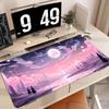 Mousepads Kawaii Anime design Mouse Pad Colorful Clouds Pink Computer Desk Mat Rubber Carpet pc Gaming mat maus pad