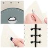 Anstecknadel-Displaybuch 8 Filz-Ansteckseiten Abzeichen-Sammler-Album Emaille-Pin-Organizer