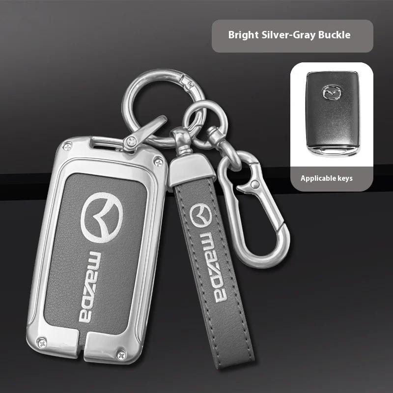2025 Hot For Mazda Axela Atenza 3 2 6 CX3 CX5 CX30 CX8 CX9 MX5 RX7 RX8 SKYACTIV Zinc Alloy Car Key Holder Remote Protector Car K