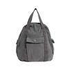 Leisure Sport Classic Style Retro Casual Backpacks Solid Zipper Canvas Durable Shoulder Bags for Unisex