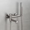 Brass Bathroom Shower Set Bathtub Faucet Handheld Shower Head Set Simple Multi-functional Shower Faucet Hot And Cold Mixed Tap