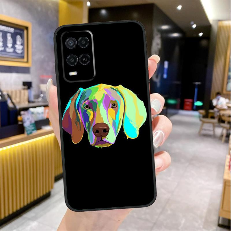 Weimaraner Dog Case For Oppo A74 A54 A94 A78 A98 A18 A60 A80 A40 A38 A58 A96 A76 A16 A15 A17 A57 A77 A5 Pro