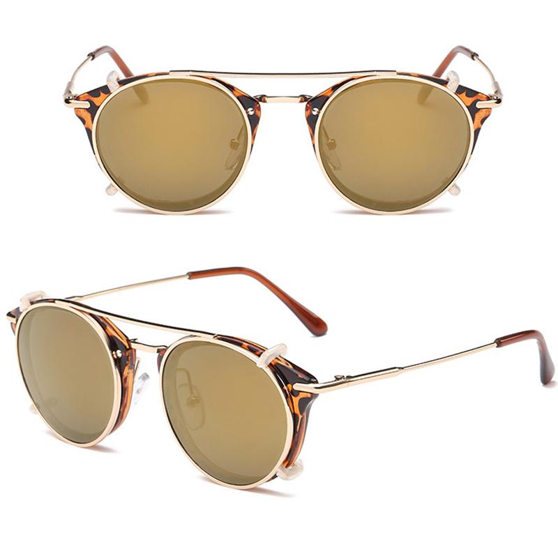 Fashion Metal Two-in-one Sunglasses Elegant Exquisite Party Gatherings Stage Performances UV400 Protection Unisex Glasses