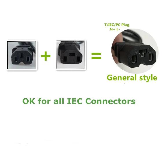 60V Fast Charger 67.2V/5A Charger For 16S 60V Electric Bike Lithium Battery Charger IEC/PC Connector Strong Heat Dissipation