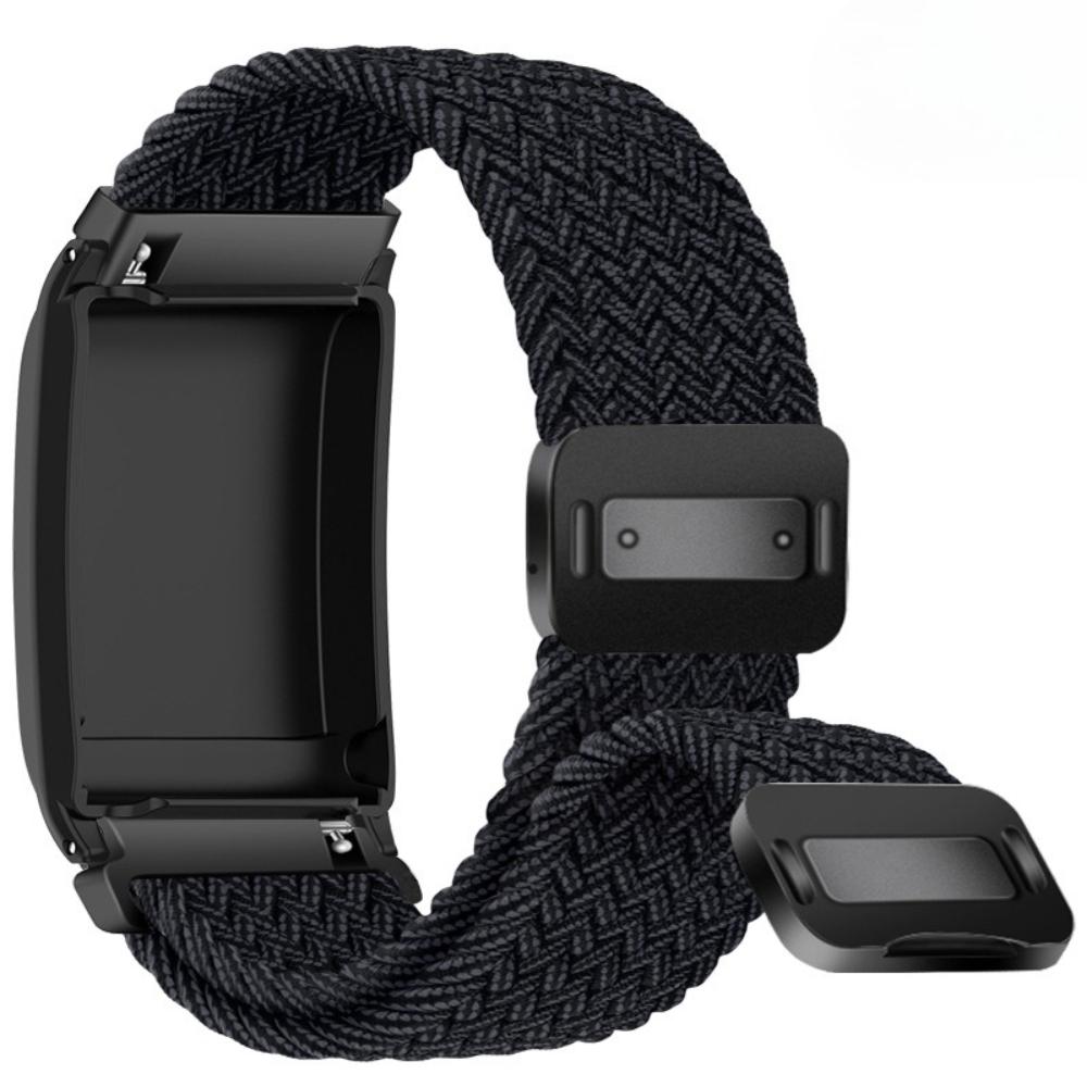 Nylonklockarmband för Whoop 5.0 Armband Vävtyg Klockarmband med Skydd för Whoop 4.0 Sportarmband Magnetiskt Band